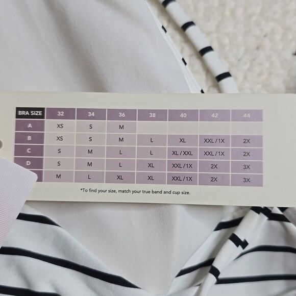 1160 NWT CALIA Women's Double Strap Triangle Bikini Low Support Swim Top - Picture 6 of 6